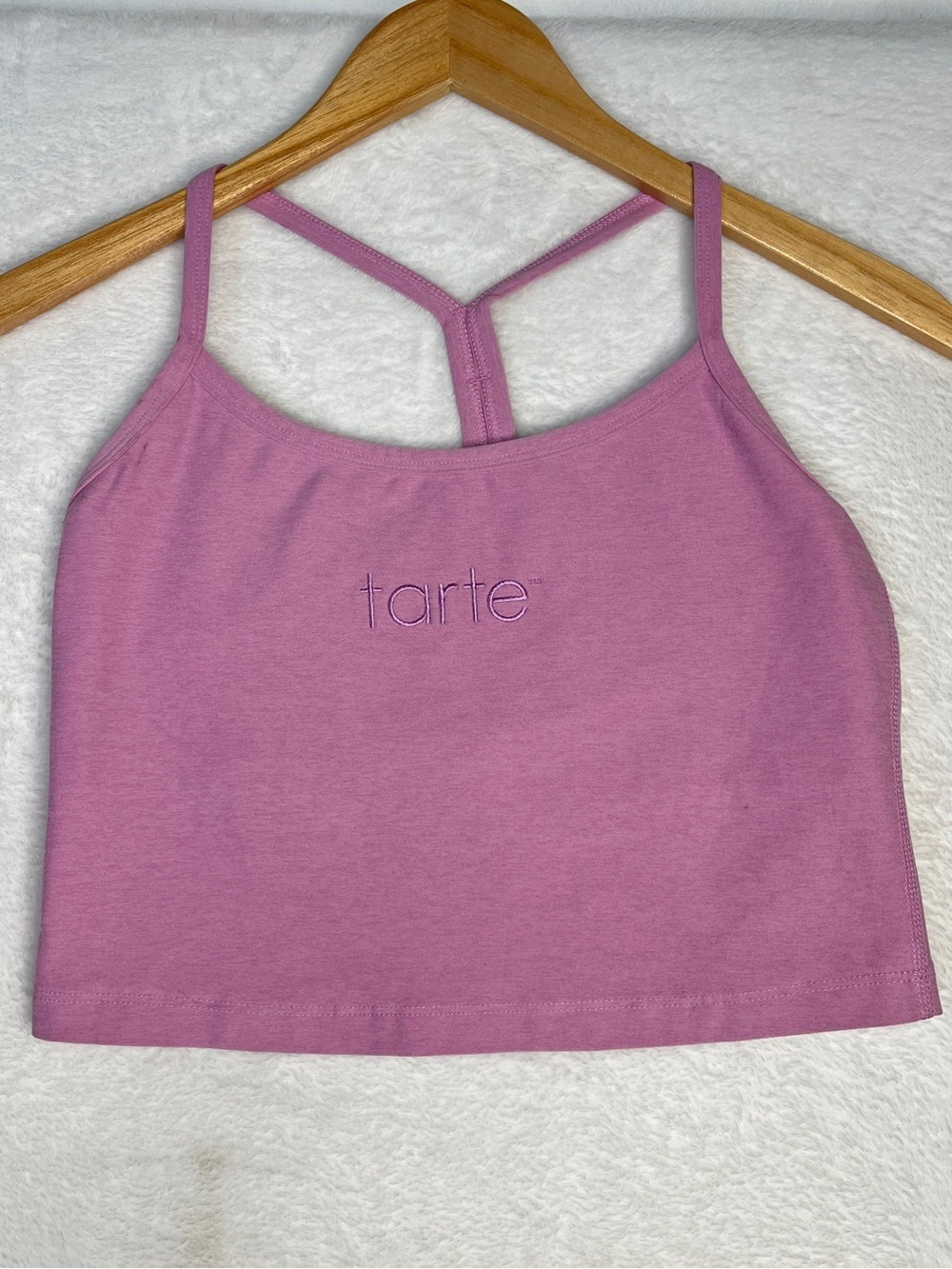 Beyond Yoga Spacedye Slim Racerback Cropped Workout Top Pilates Sz M Athleisure